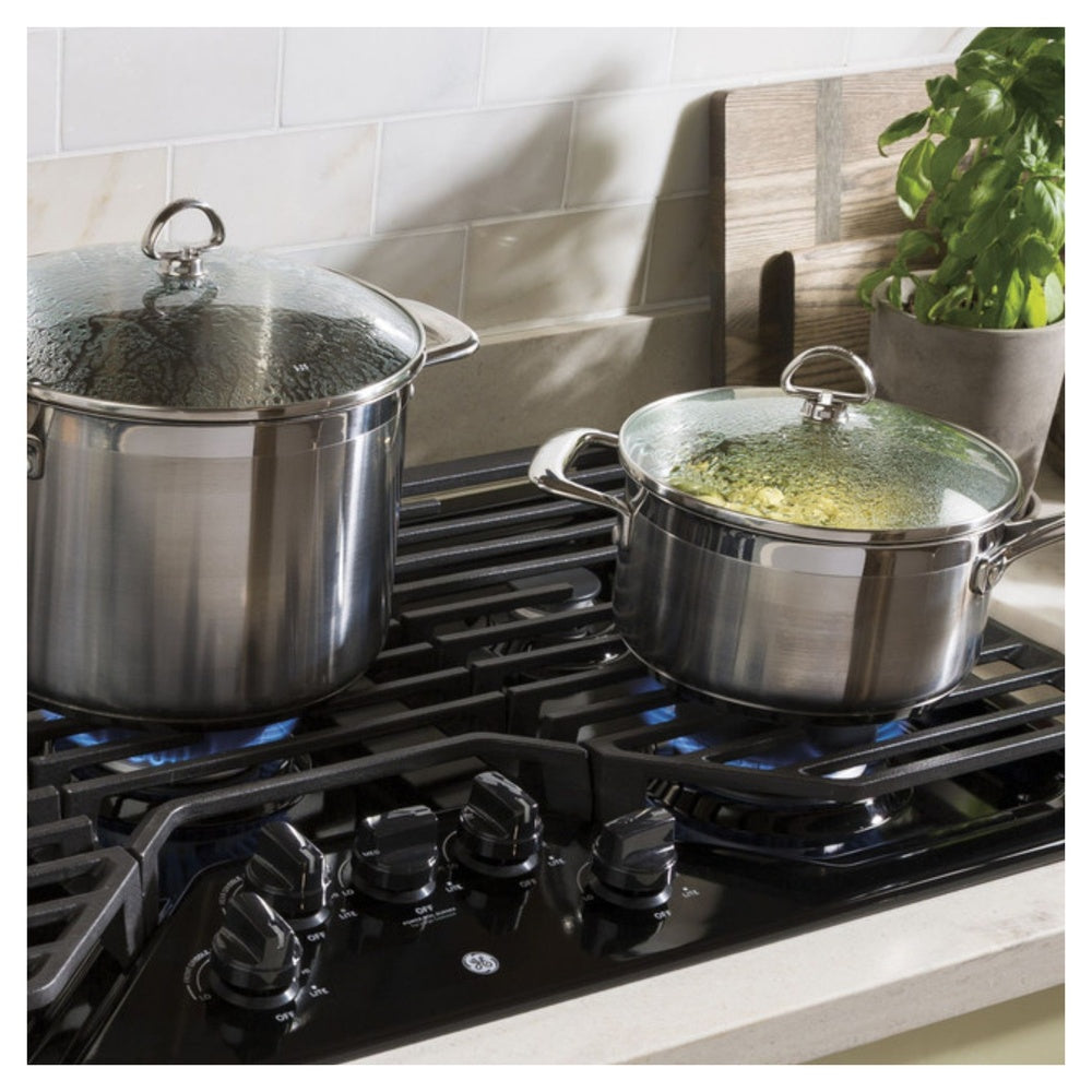 GE GE® 36" Built-In Gas Cooktop with 5 Burners and Dishwasher Safe Grates