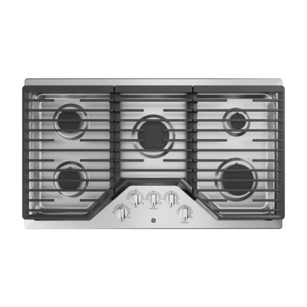GE GE® 36" Built-In Gas Cooktop with 5 Burners and Dishwasher Safe Grates
