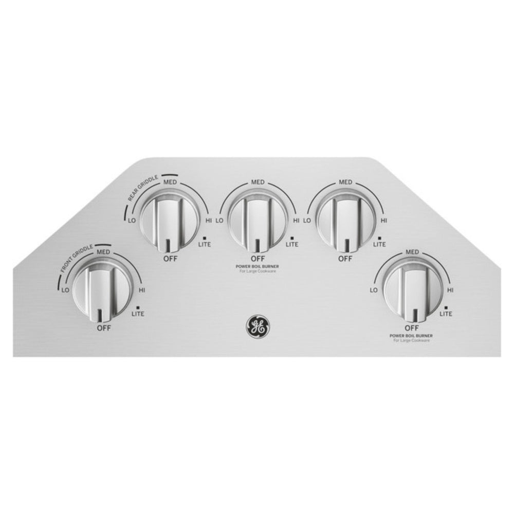 GE GE® 36" Built-In Gas Cooktop with 5 Burners and Dishwasher Safe Grates