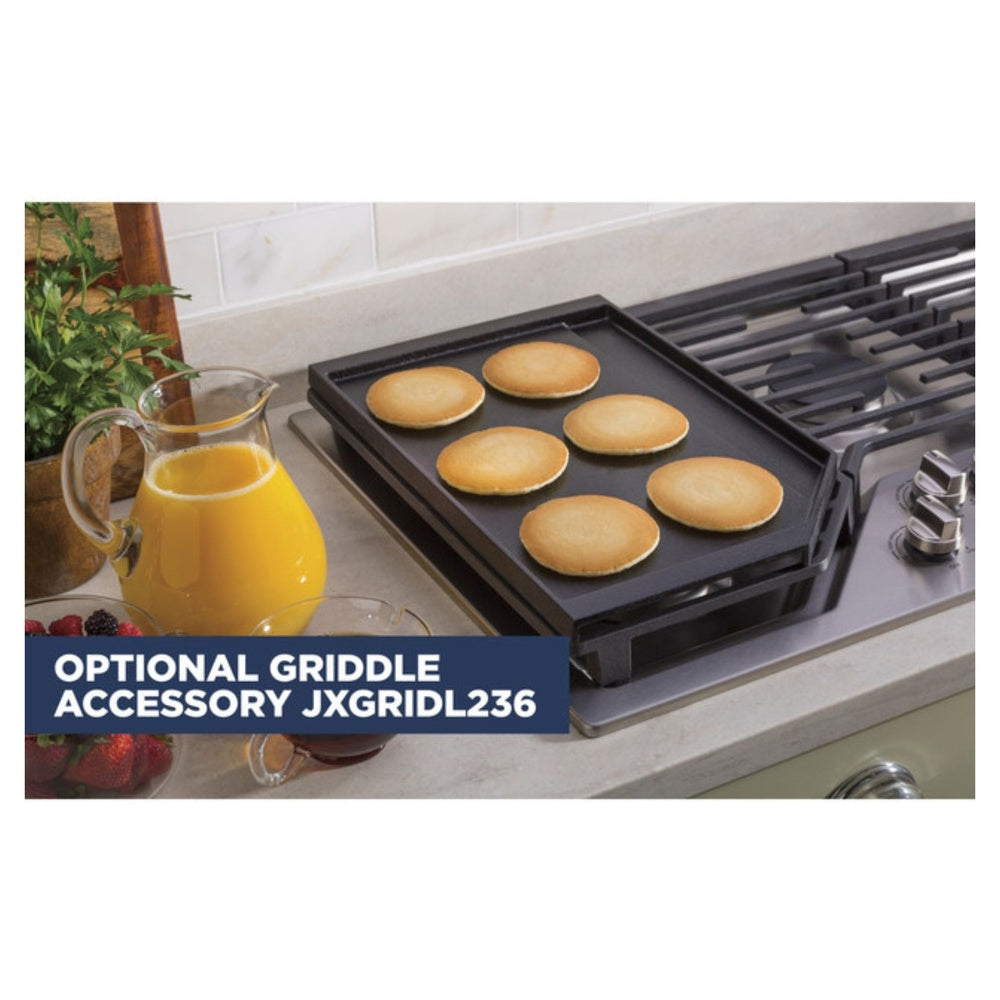 GE GE® 36" Built-In Gas Cooktop with 5 Burners and Dishwasher Safe Grates