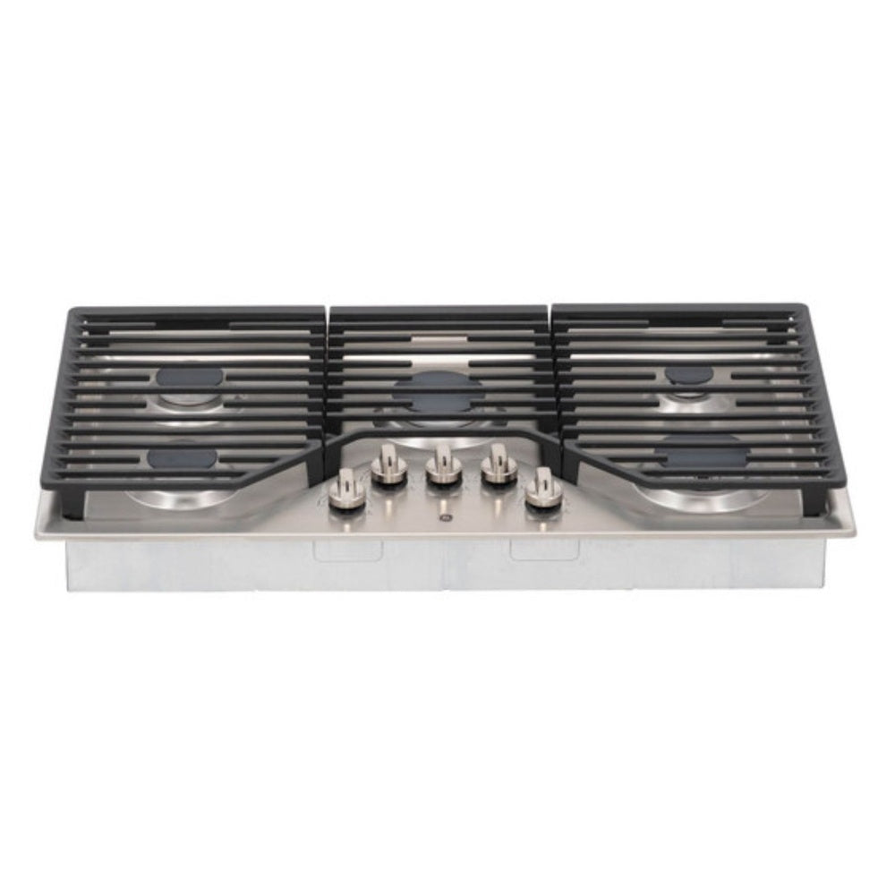 GE GE® 36" Built-In Gas Cooktop with 5 Burners and Dishwasher Safe Grates