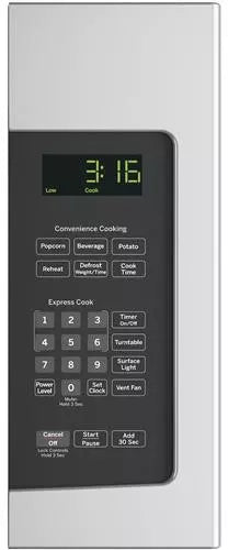 GE GE® 1.6 Cu. Ft. Over-the-Range Microwave Oven with Recirculating Venting