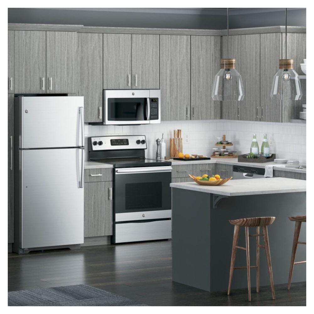 GE GE® 1.6 Cu. Ft. Over-the-Range Microwave Oven with Recirculating Venting