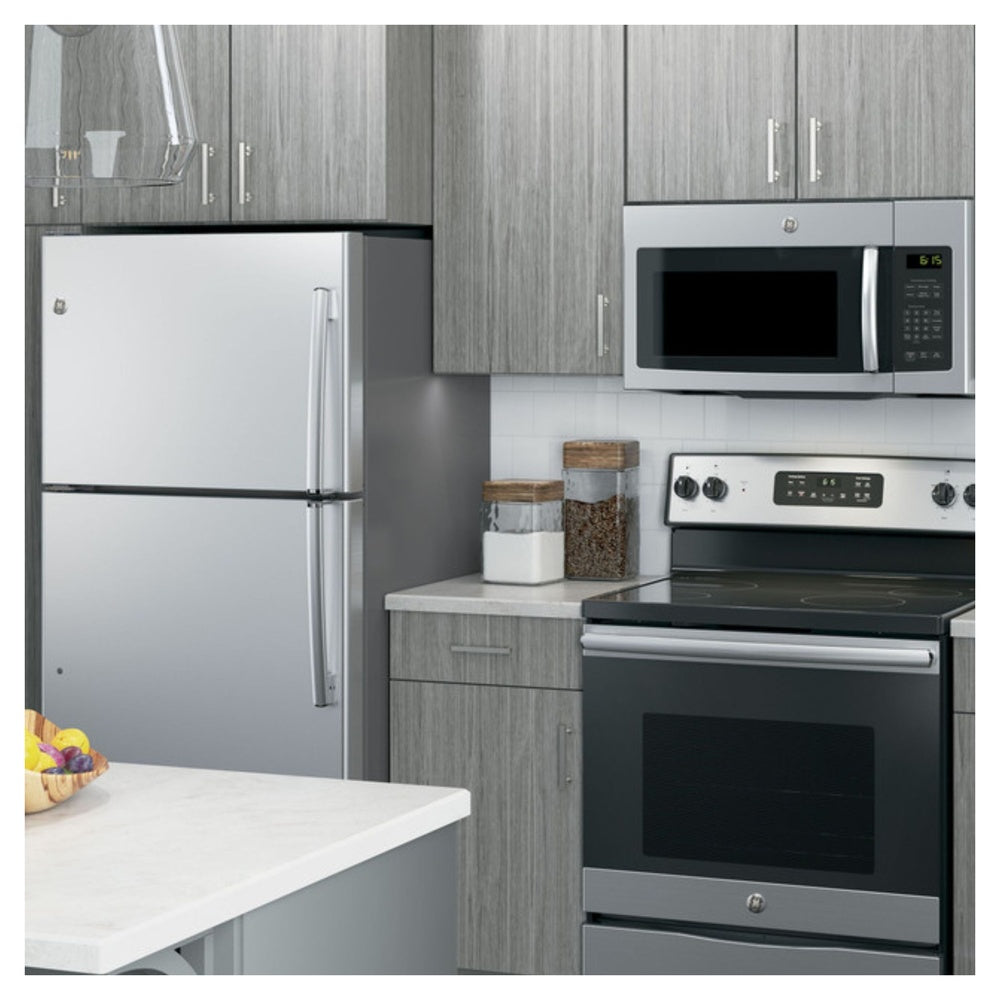 GE GE® 1.6 Cu. Ft. Over-the-Range Microwave Oven with Recirculating Venting