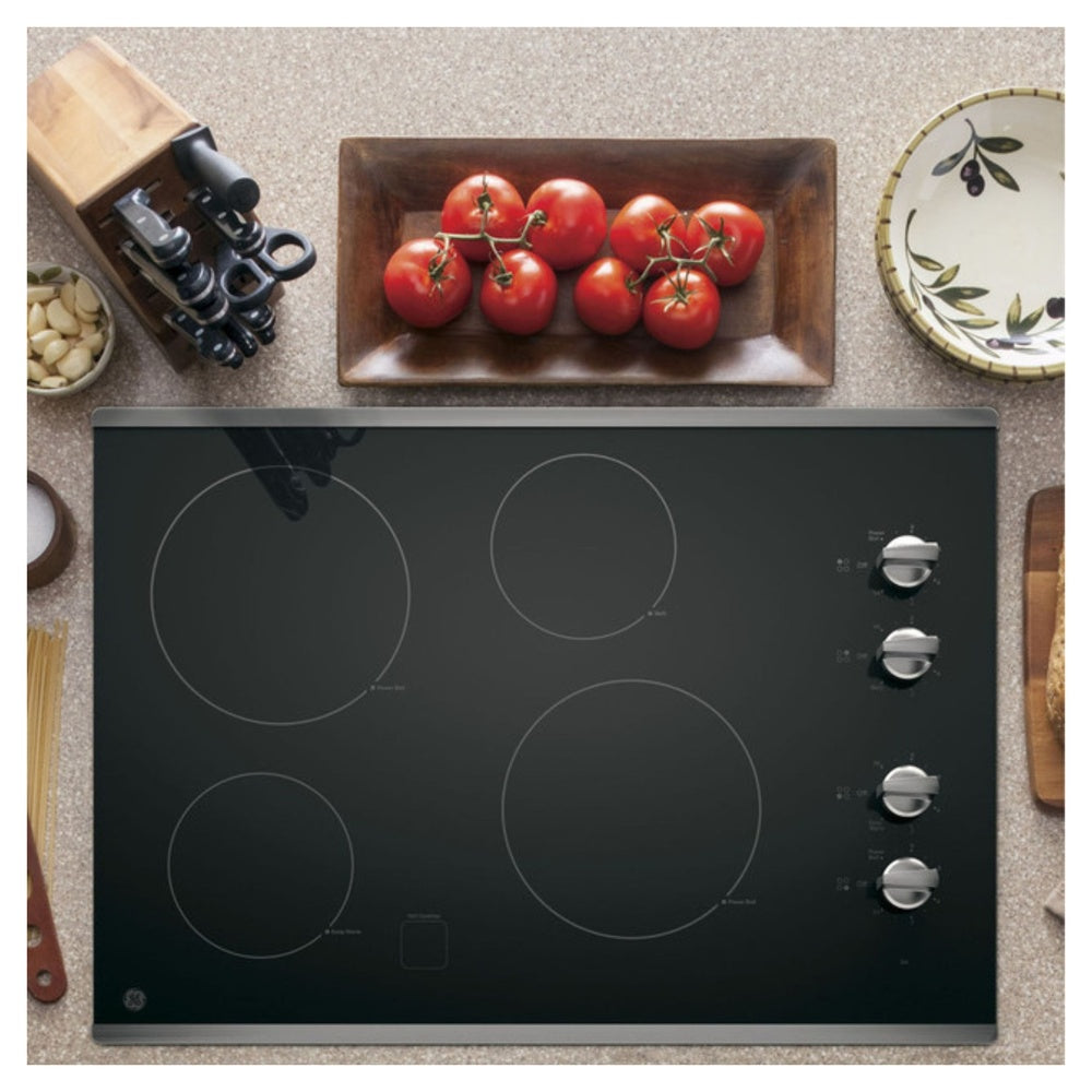 GE GE® 30" Built-In Knob Control Electric Cooktop