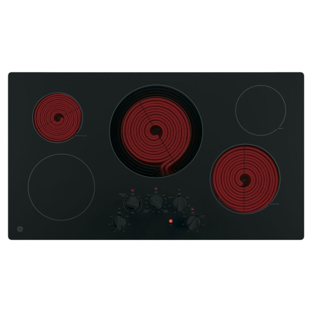GE GE® 36" Built-In Knob Control Electric Cooktop