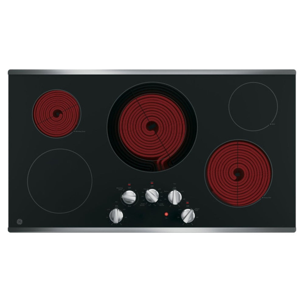 GE GE® 36" Built-In Knob Control Electric Cooktop
