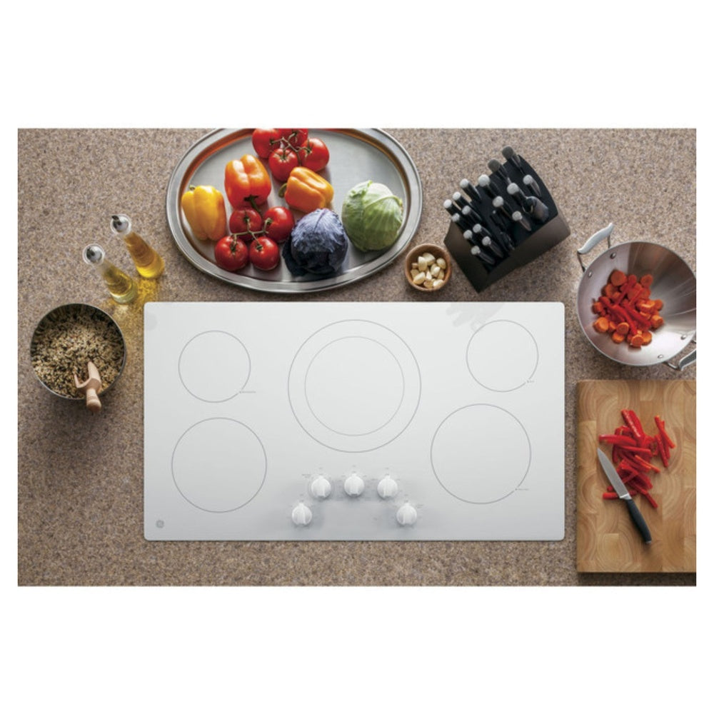 GE GE® 36" Built-In Knob Control Electric Cooktop