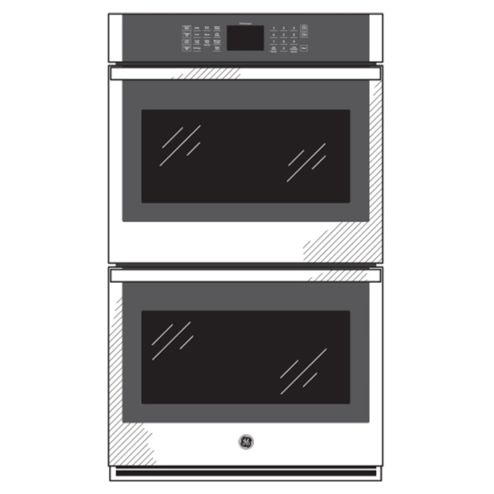 GE GE® 30" Smart Built-In Self-Clean Double Wall Oven