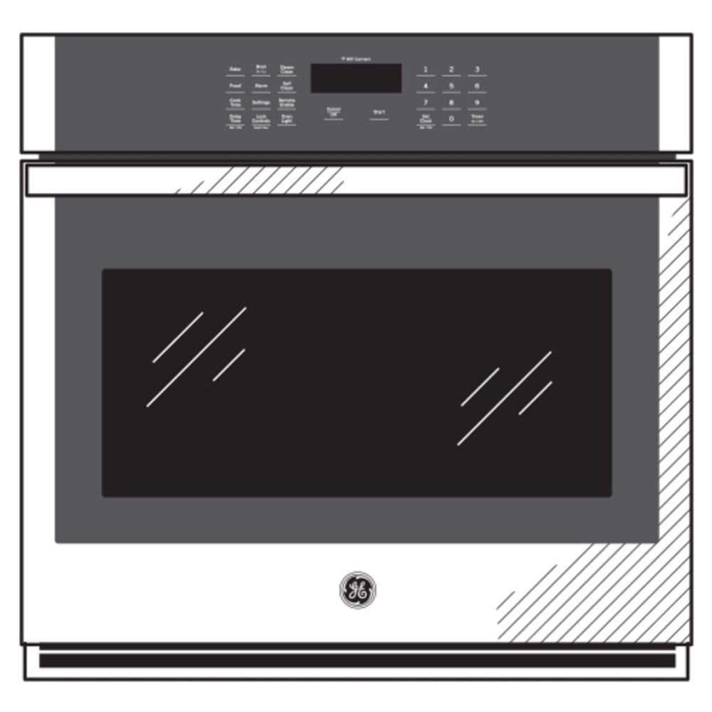 GE GE® 30" Smart Built-In Self-Clean Single Wall Oven