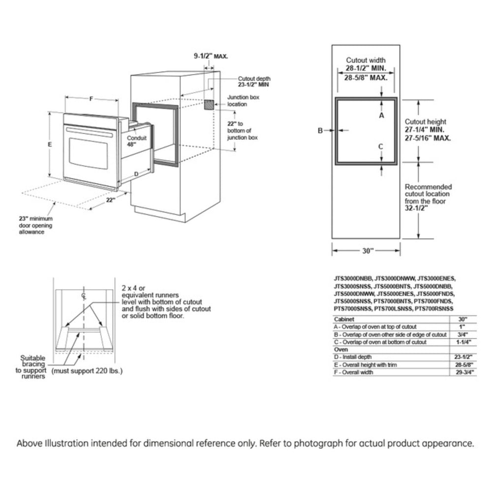 GE GE® 30" Smart Built-In Self-Clean Single Wall Oven