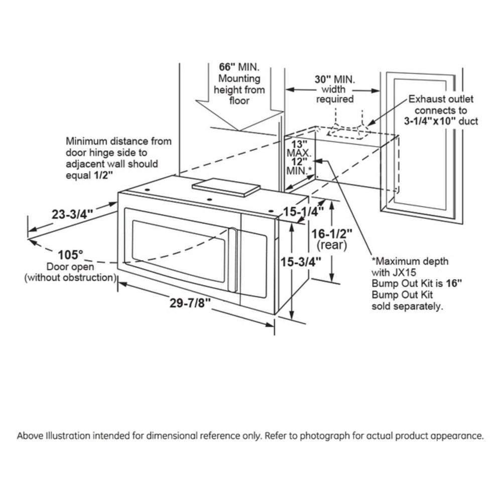GE GE® 1.6 Cu. Ft. Over-the-Range Microwave Oven