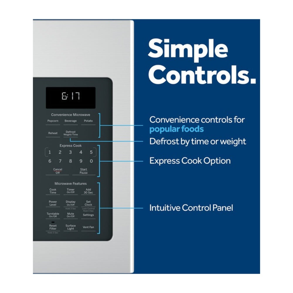 GE GE® 1.7 Cu. Ft. Over-the-Range Microwave Oven