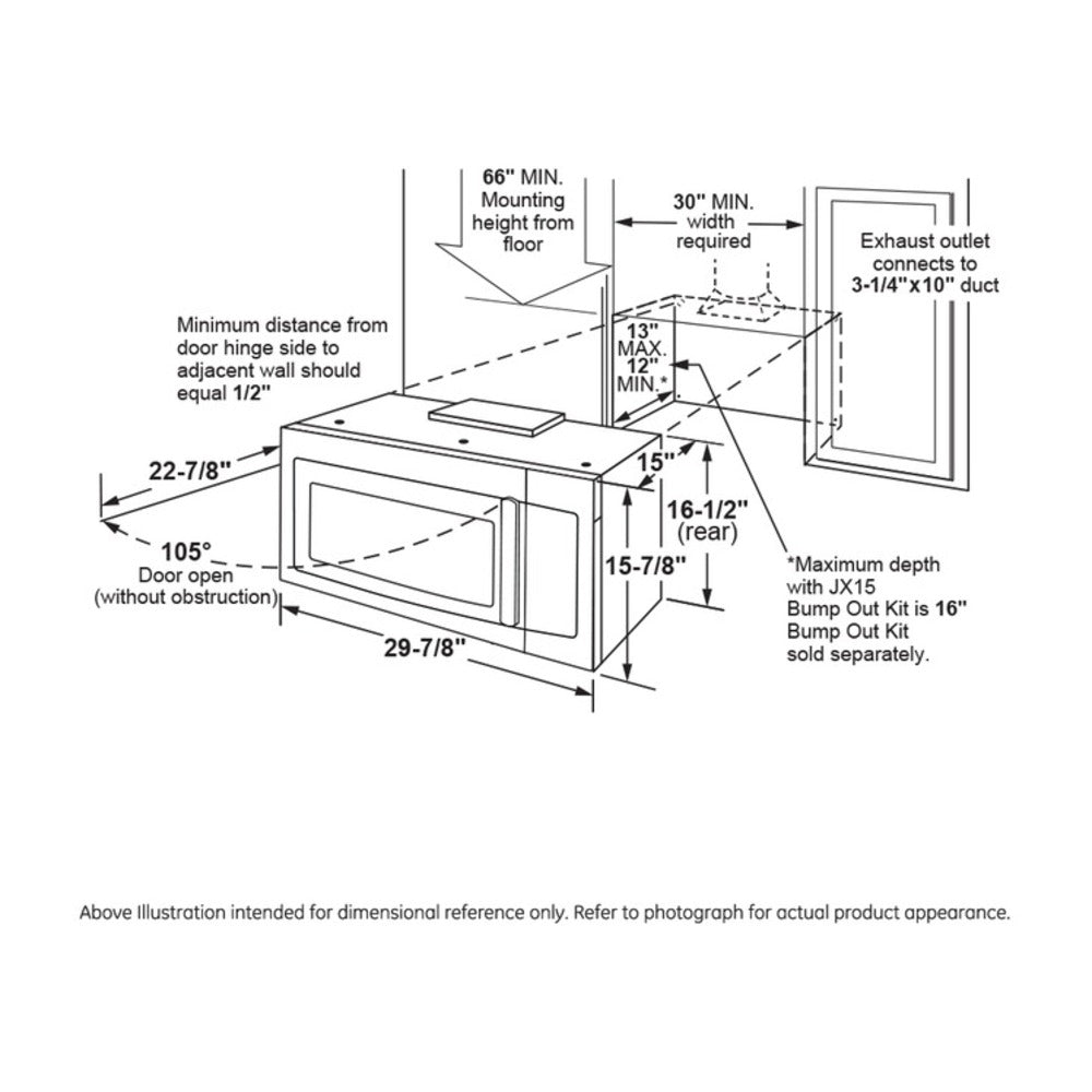 GE GE® 1.7 Cu. Ft. Over-the-Range Sensor Microwave Oven