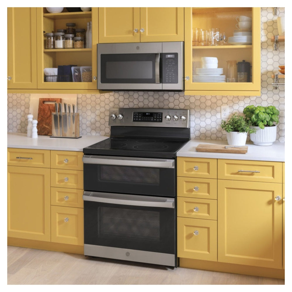 GE GE® 1.7 Cu. Ft. Over-the-Range Sensor Fingerprint Resistant Microwave Oven