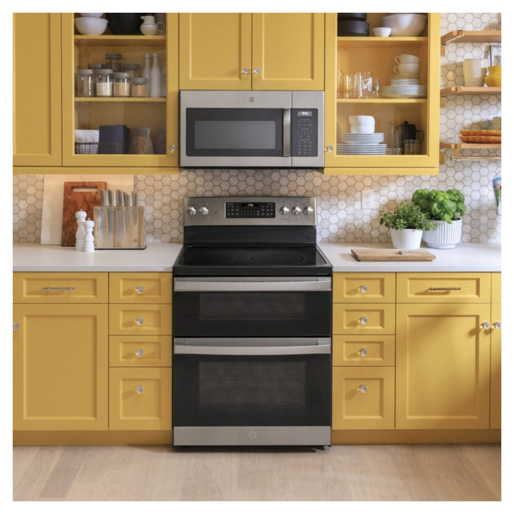 GE GE® 1.7 Cu. Ft. Over-the-Range Sensor Fingerprint Resistant Microwave Oven