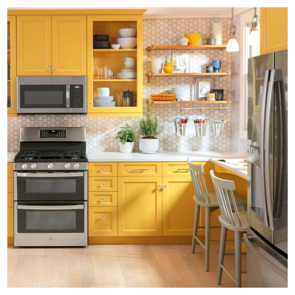 GE GE® 1.7 Cu. Ft. Over-the-Range Sensor Fingerprint Resistant Microwave Oven