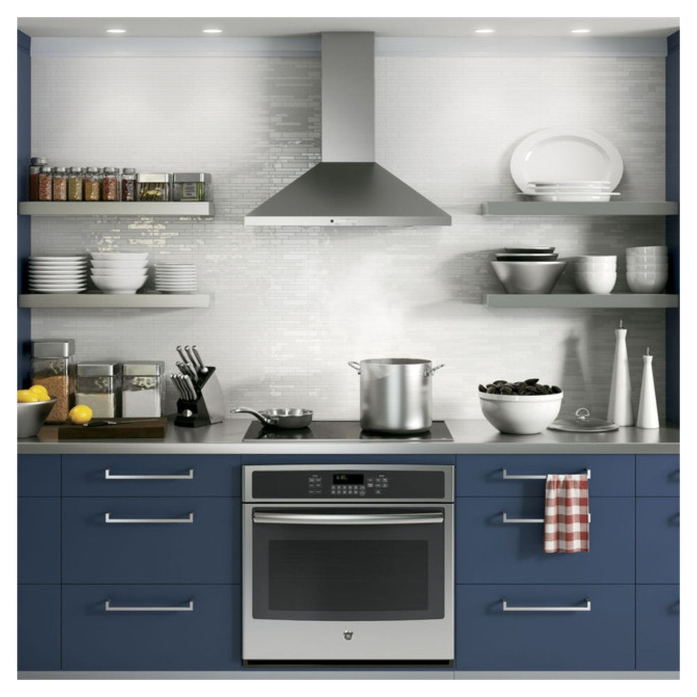 GE GE® 30" Wall-Mount Pyramid Chimney Hood