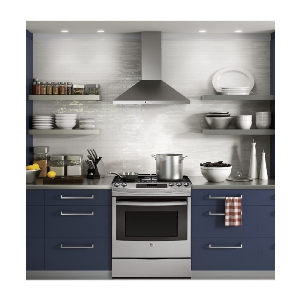 GE GE® 36" Wall-Mount Pyramid Chimney Hood