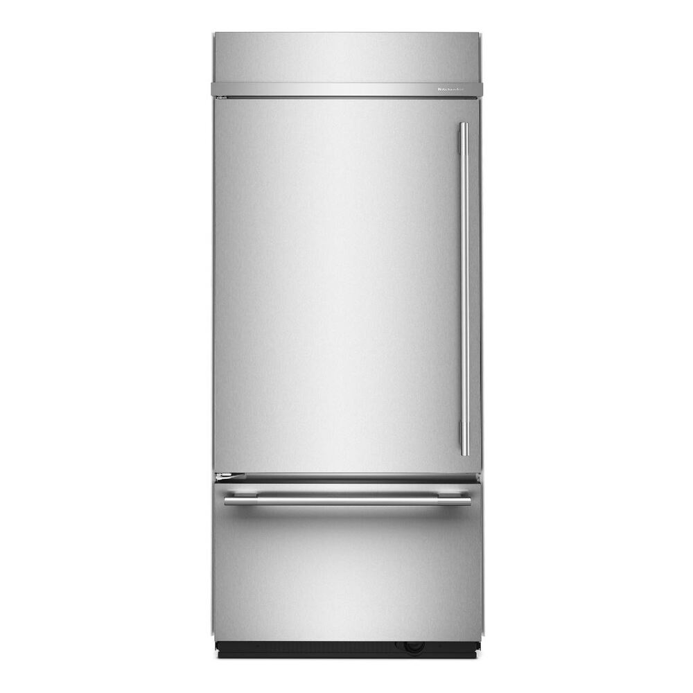 KitchenAid 20.8 Cu. Ft. 36" Built-In Bottom Mount Refrigerator with Platinum Interior