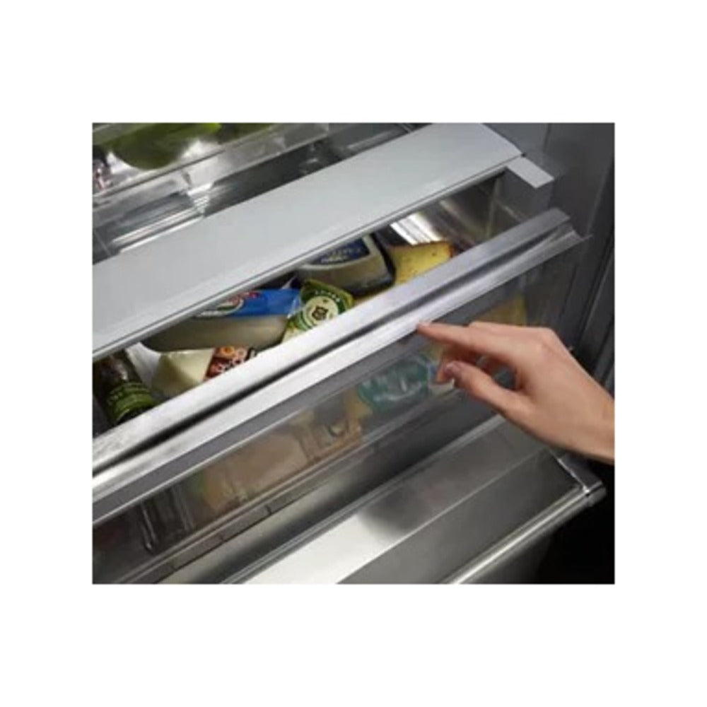 KitchenAid 24.2 Cu. Ft. 42" Width Built-In Stainless French Door Refrigerator with Platinum