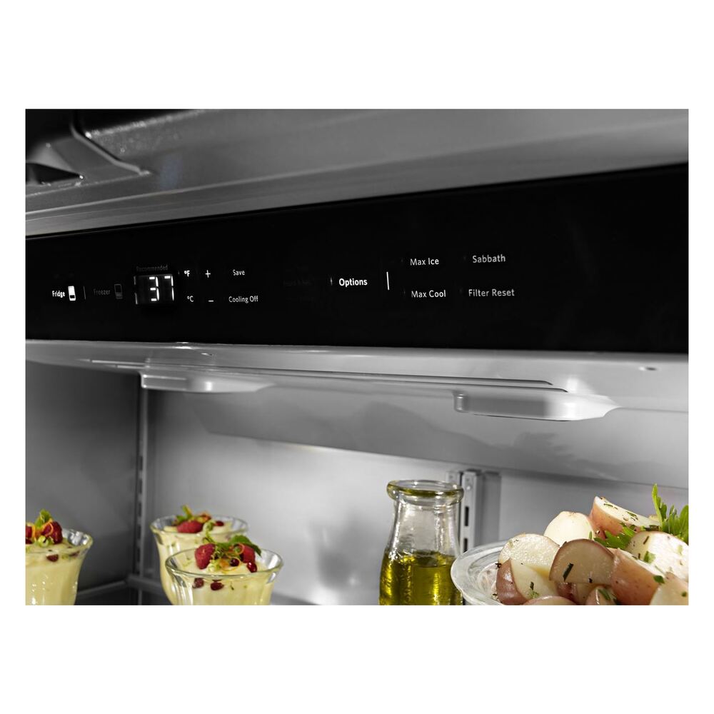 KitchenAid 24.2 Cu. Ft. 42" Width Built-In Stainless French Door Refrigerator with Platinum