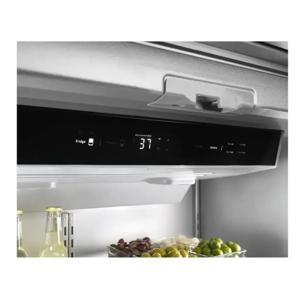 KitchenAid 20.8 Cu. Ft. 36" Built-In French Door Bottom Mount Refrigerator with Platinum In