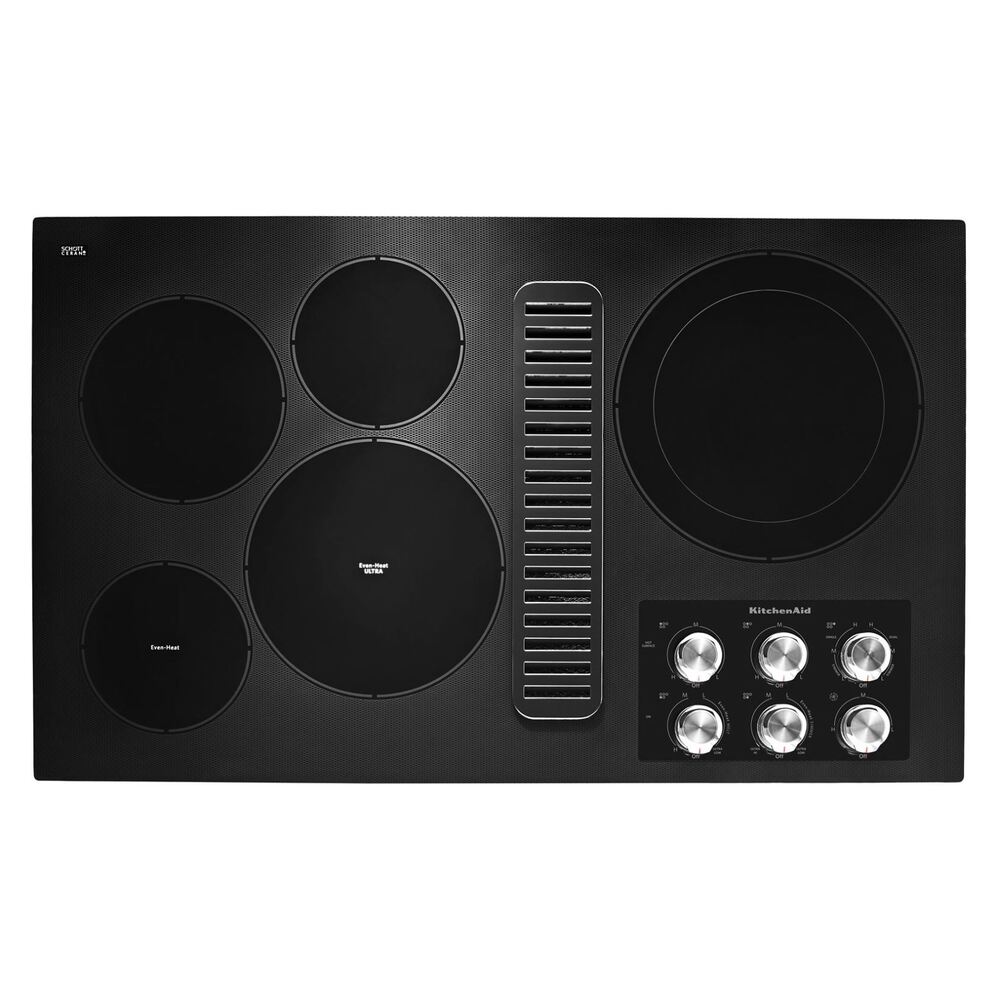 KitchenAid 36" Electric Downdraft Cooktop with 5 Elements