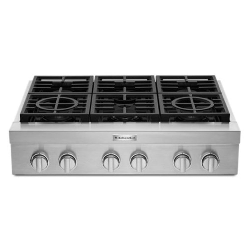 KitchenAid KitchenAid® 36'' 6-Burner Commercial-Style Gas Rangetop