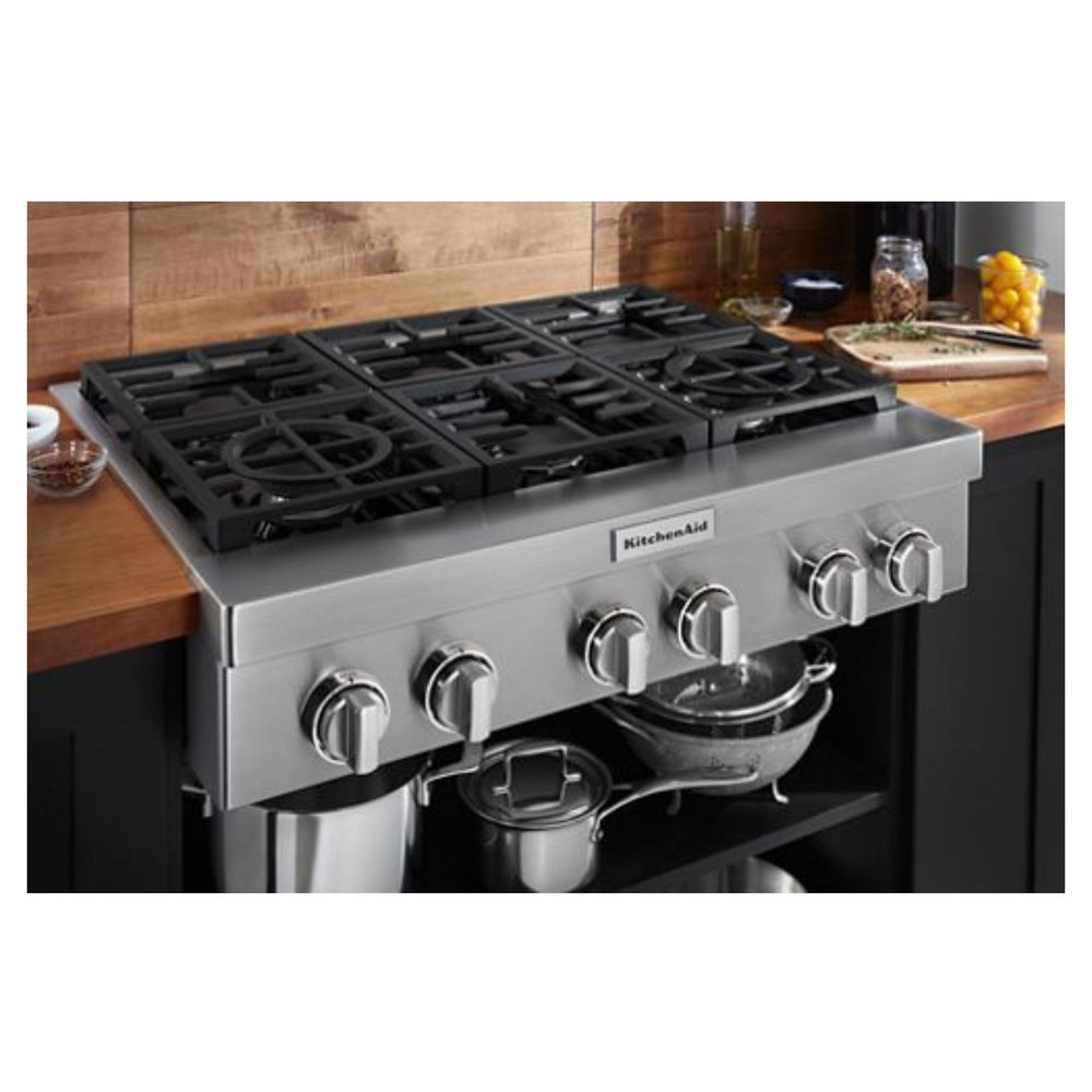 KitchenAid KitchenAid® 36'' 6-Burner Commercial-Style Gas Rangetop