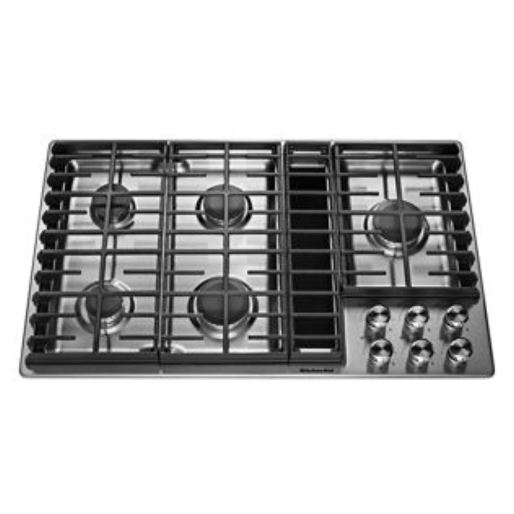 KitchenAid 36" 5 Burner Gas Downdraft Cooktop