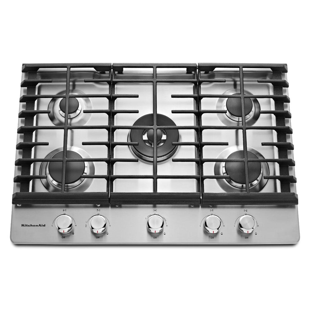 KitchenAid 30" 5-Burner Gas Cooktop