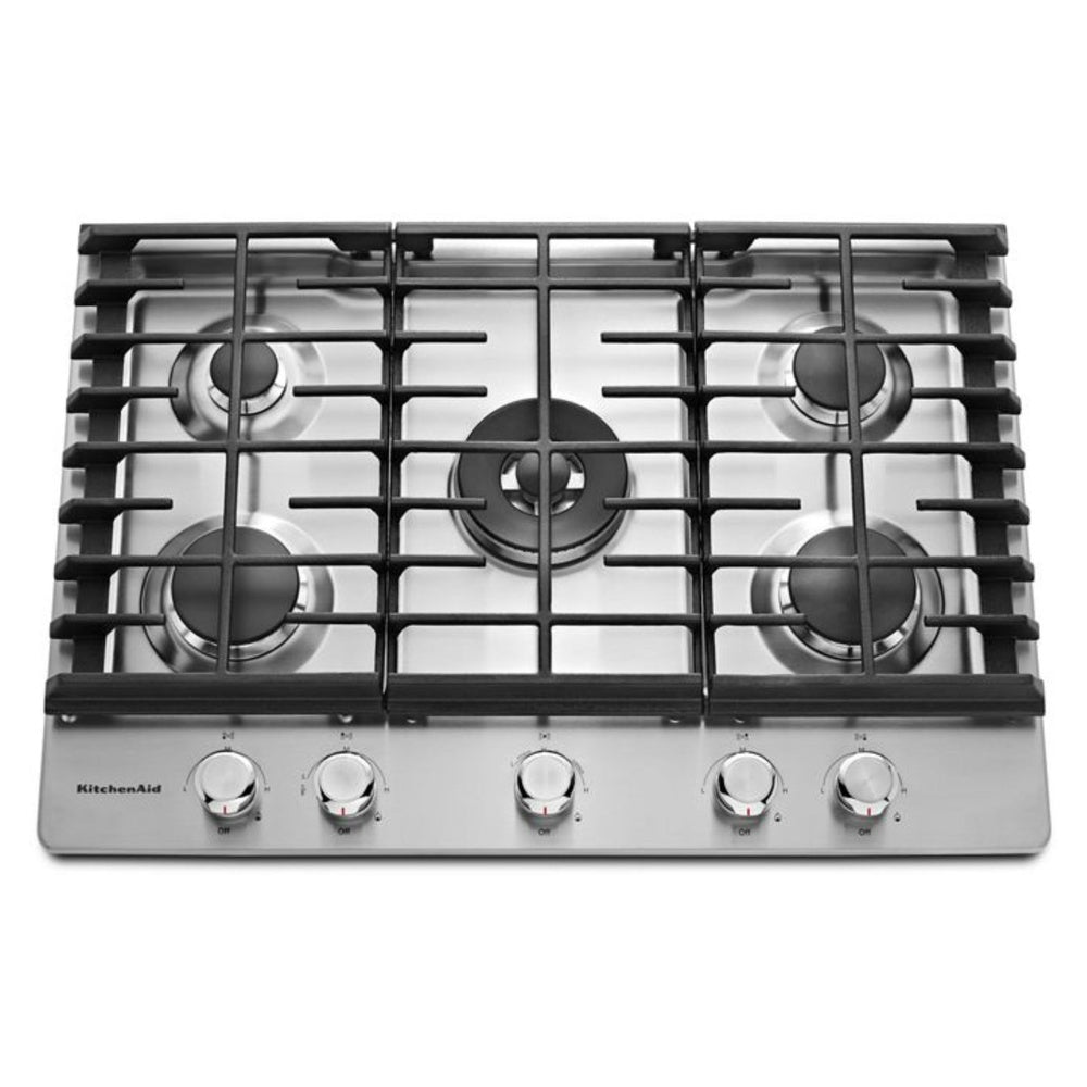 KitchenAid 30" 5-Burner Gas Cooktop