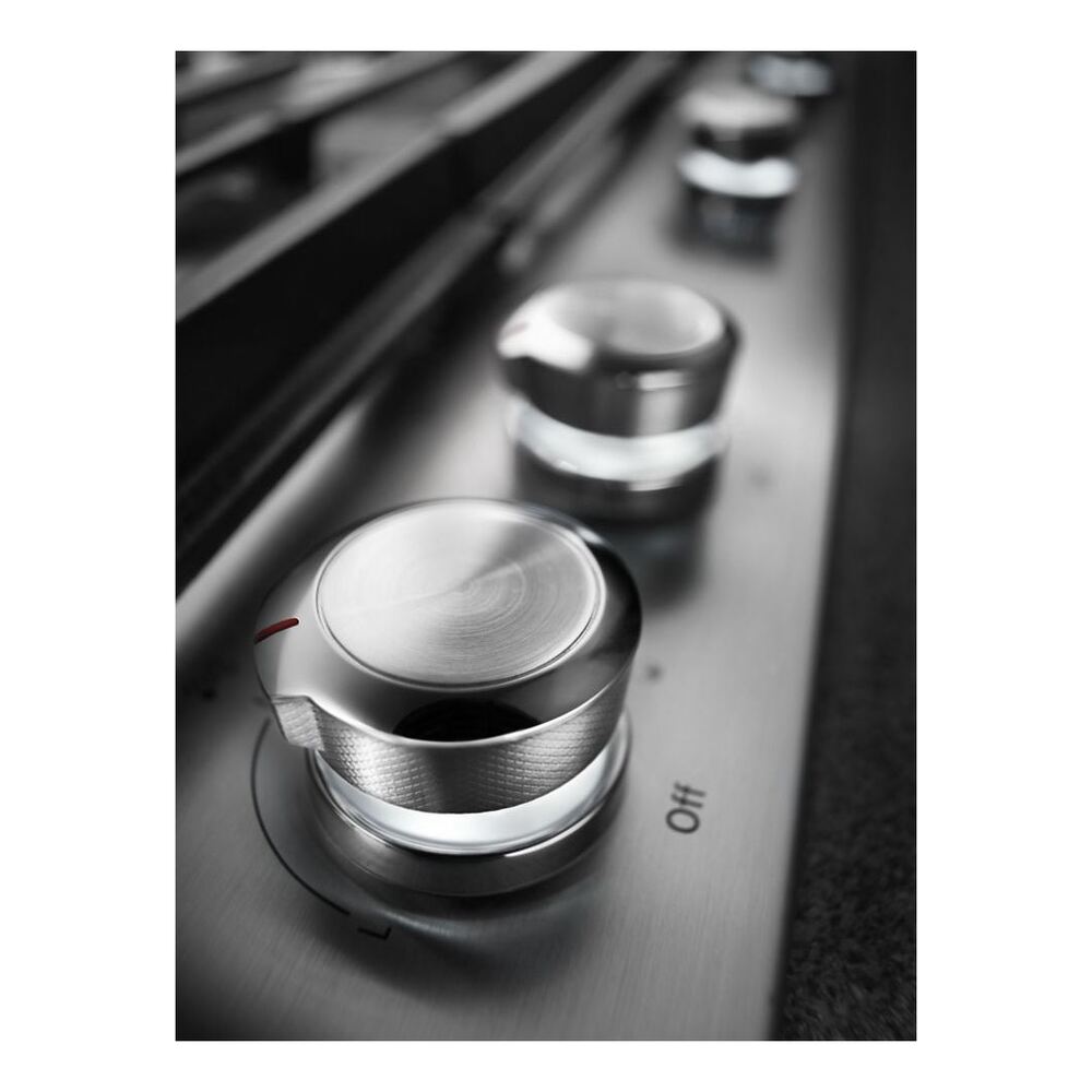 KitchenAid 36" 5-Burner Gas Cooktop with Griddle