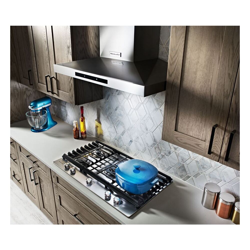 KitchenAid 36" 5-Burner Gas Cooktop with Griddle