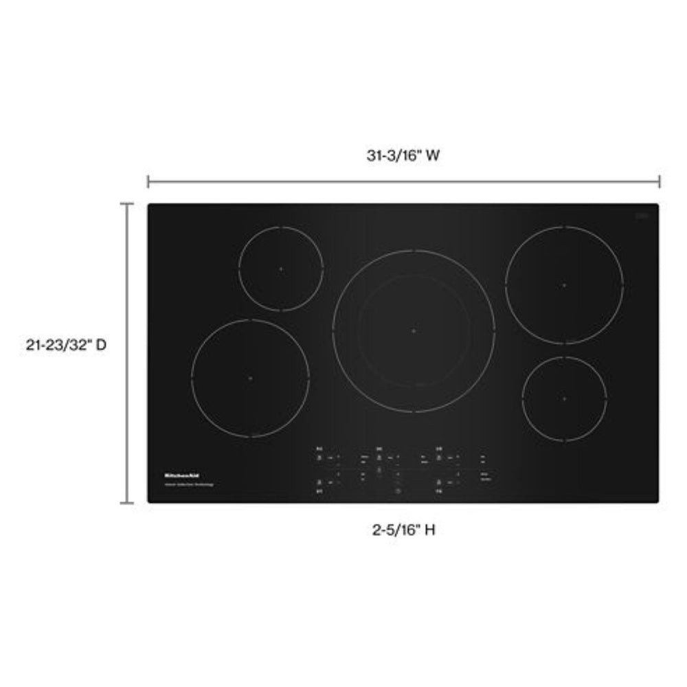 KitchenAid 36-Inch 5-Element Sensor Induction Cooktop