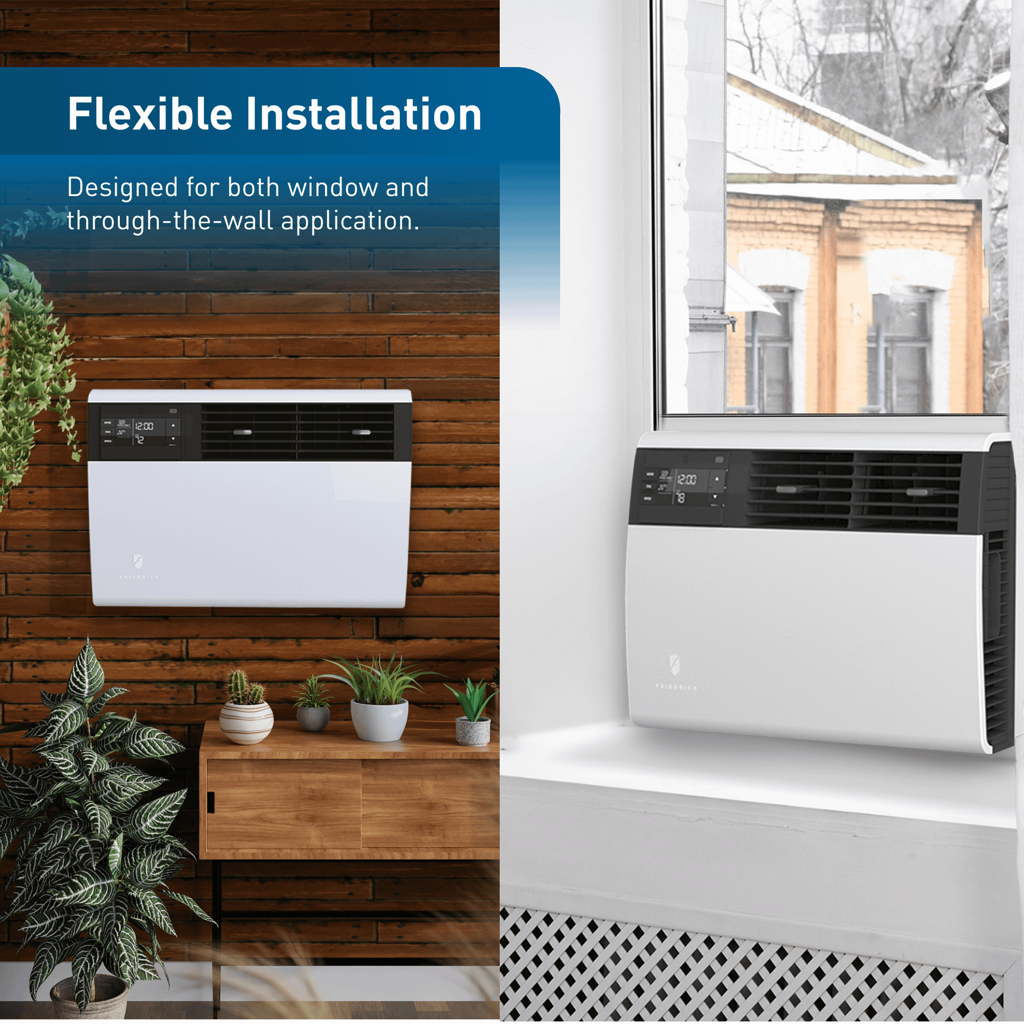 Friedrich Friedrich K hl Inverter 8,000 BTU 115V Smart Window/Wall Air Conditioner - Cool 