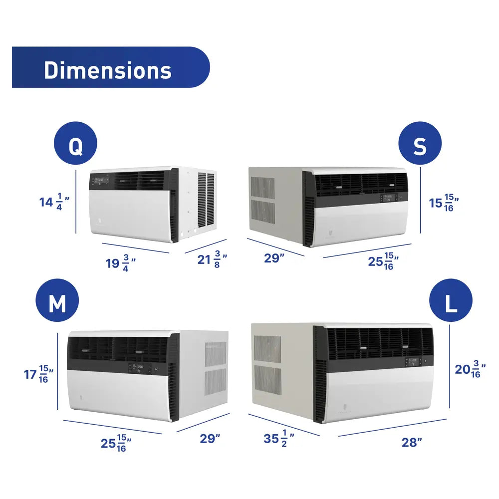 Friedrich Friedrich K hl Inverter 12,000 BTU 230V Smart Window/Wall Air Conditioner - Cool