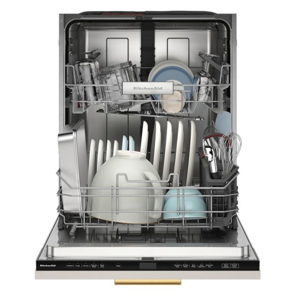 KitchenAid KitchenAid® 44 dBA Panel-Ready Two-Rack Flush Dishwasher with Door-Open Dry Syst