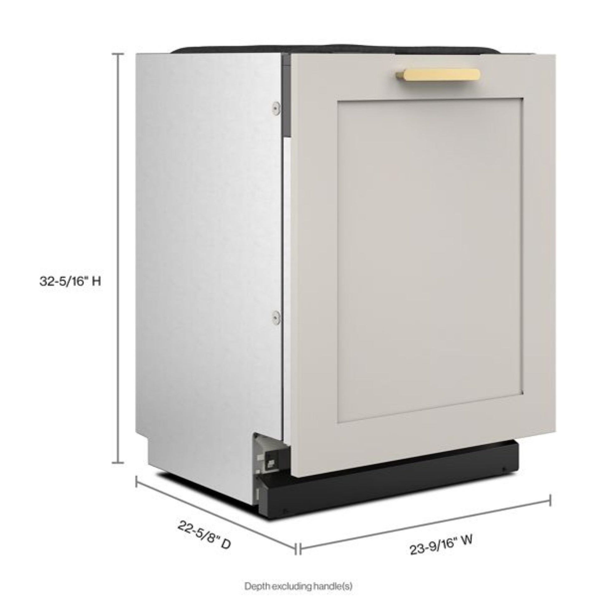 KitchenAid KitchenAid® 44 dBA Panel-Ready Two-Rack Flush Dishwasher with Door-Open Dry Syst