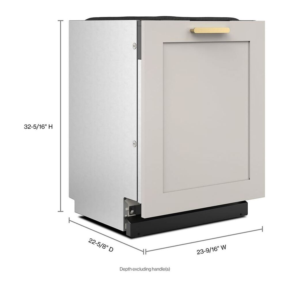 KitchenAid KitchenAid® 39 dBA Panel-Ready Flush-to-cabinet Dishwasher with FreeFlex™ Fit Th