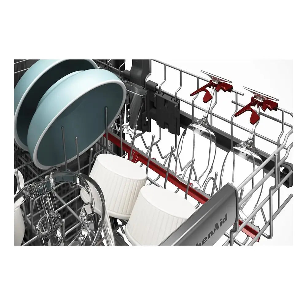 KitchenAid 360° Max Jets™ Third Rack Dishwasher with Stemware Shield and Stemware Clips, 44