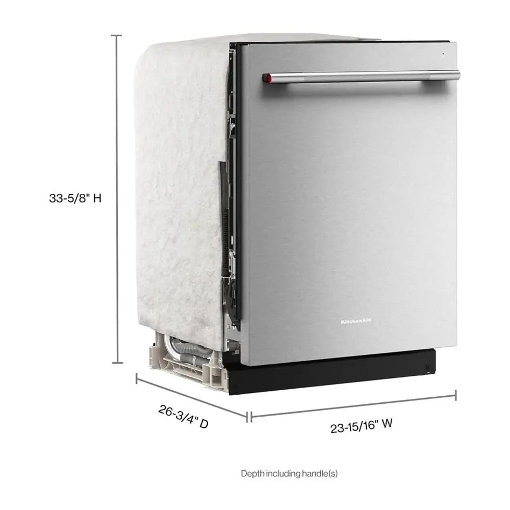 KitchenAid 360° Max Jets™ Third Rack Dishwasher with Stemware Shield and Stemware Clips, 44