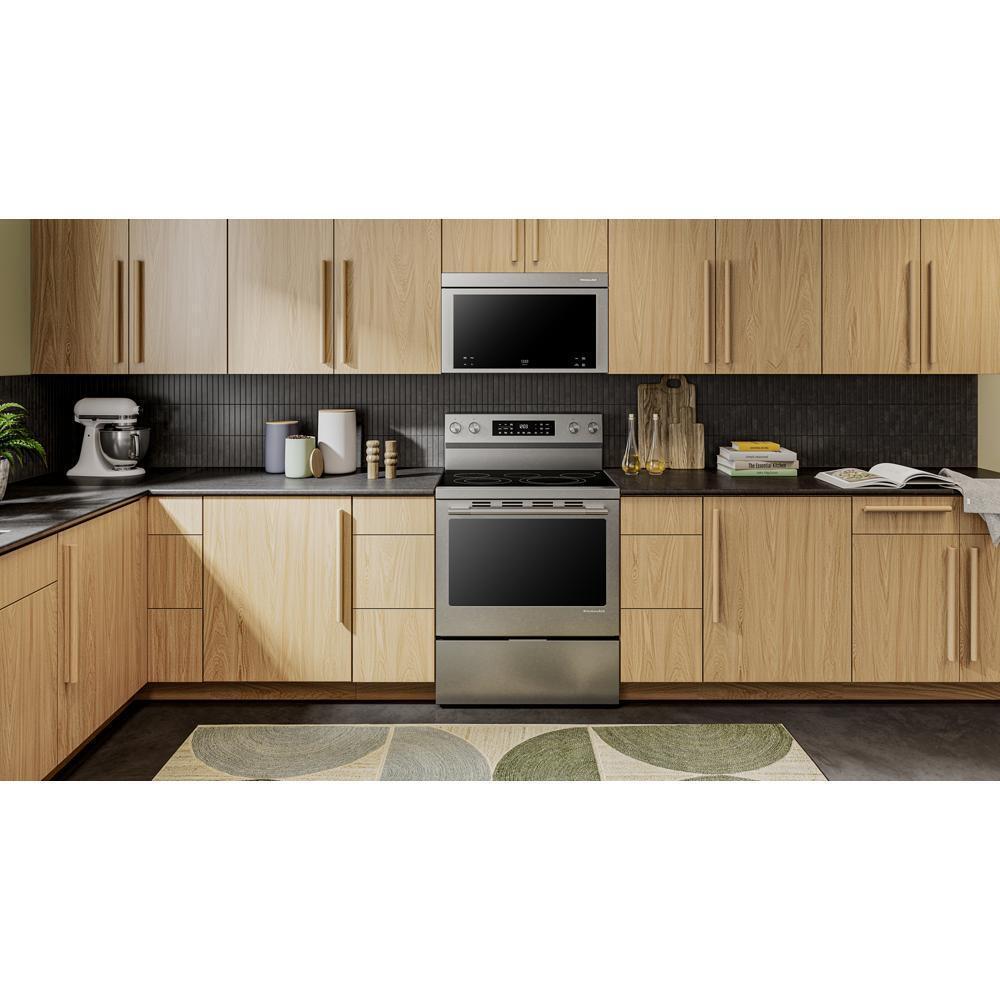 KitchenAid 5.3 Cu. Ft. Smart Freestanding Electric Range with Convection Cooking Modes