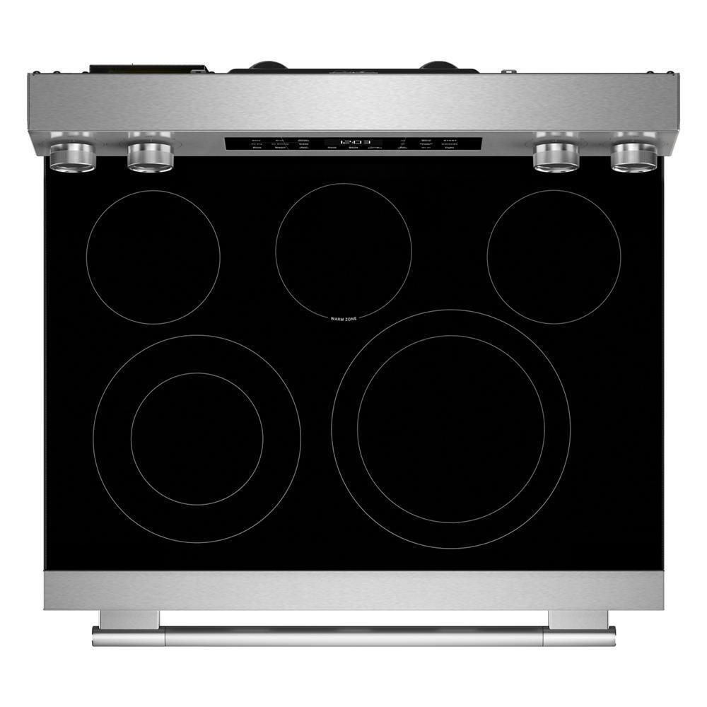 KitchenAid 5.3 Cu. Ft. Smart Freestanding Electric Range with Convection Cooking Modes