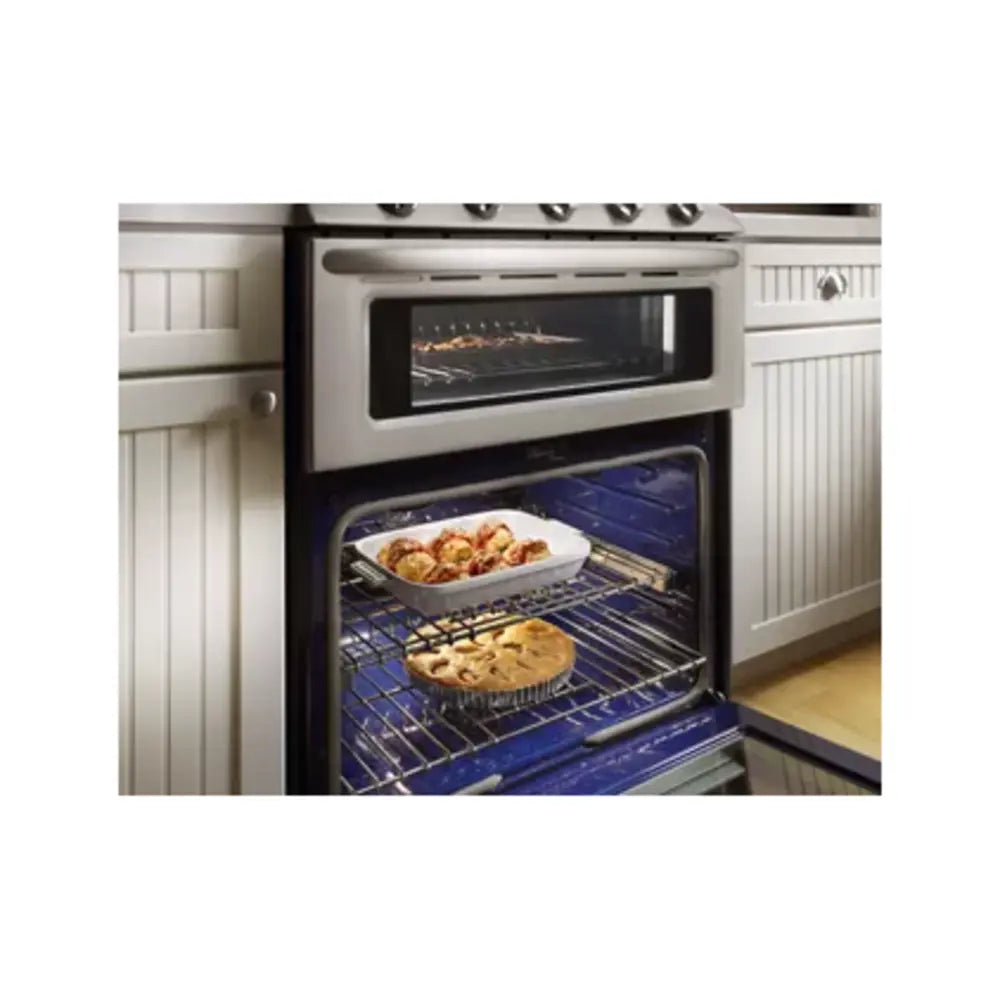 KitchenAid 30-Inch 5 Burner Gas Double Oven Convection Range