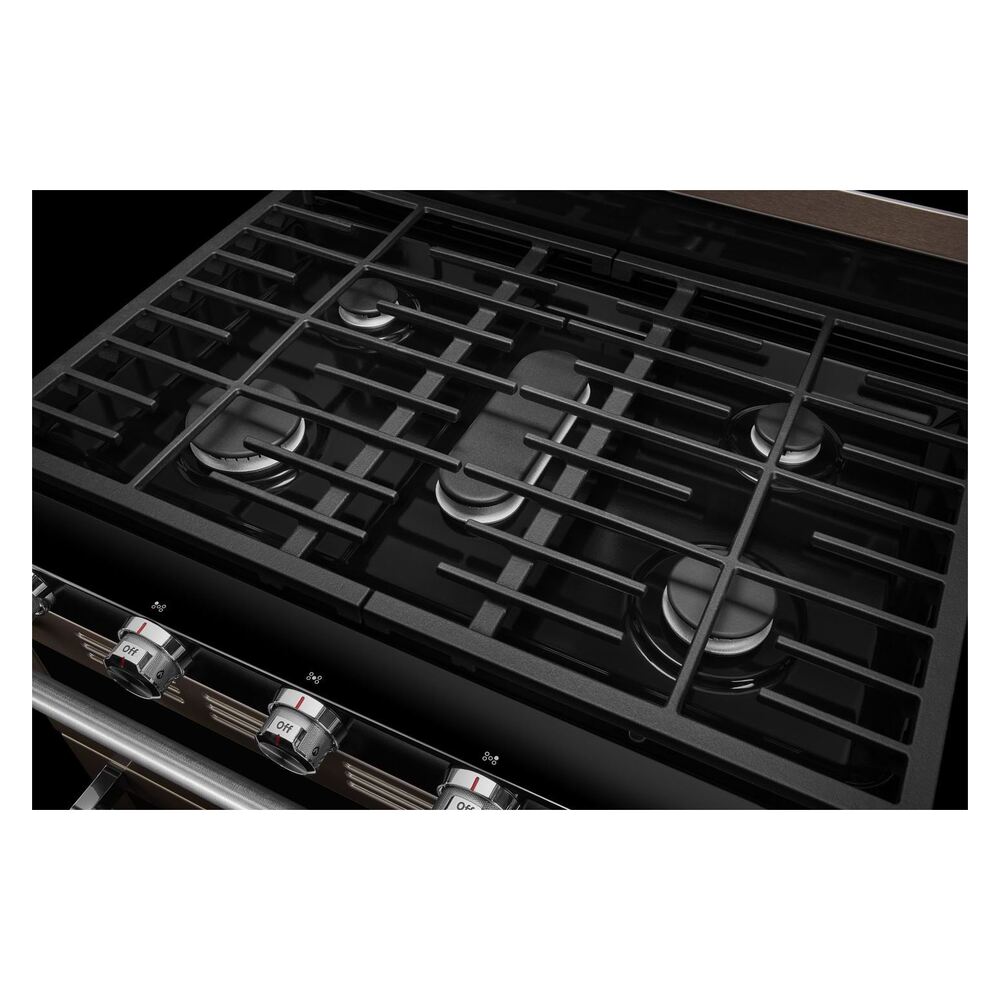 KitchenAid 30-Inch 5 Burner Gas Double Oven Convection Range