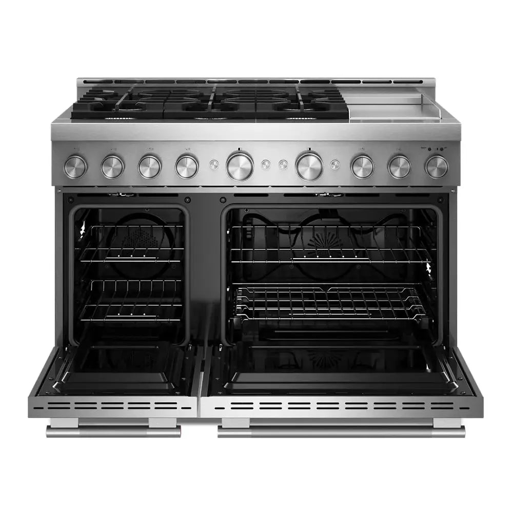 KitchenAid KitchenAid® 48-Inch 6 Burner Commercial-Style Gas Range with Griddle