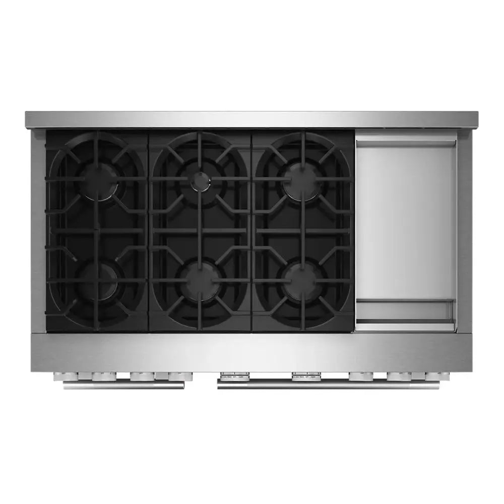 KitchenAid KitchenAid® 48-Inch 6 Burner Commercial-Style Gas Range with Griddle