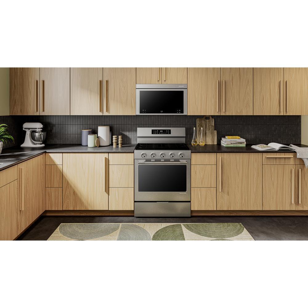 KitchenAid 5.0 Cu. Ft. Smart Freestanding Gas Range with Convection Cooking Modes